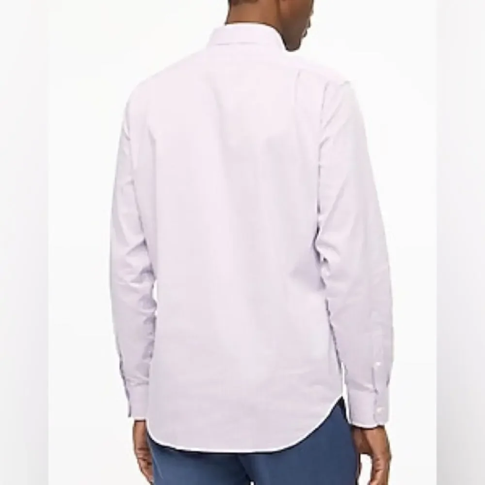 J. Crew Lavender Slim Fit Performance Button Up Dress Shirt